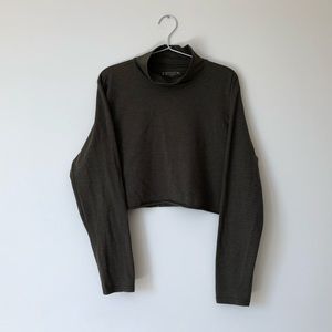 CROP MOCKNECK LONG SLEEVE